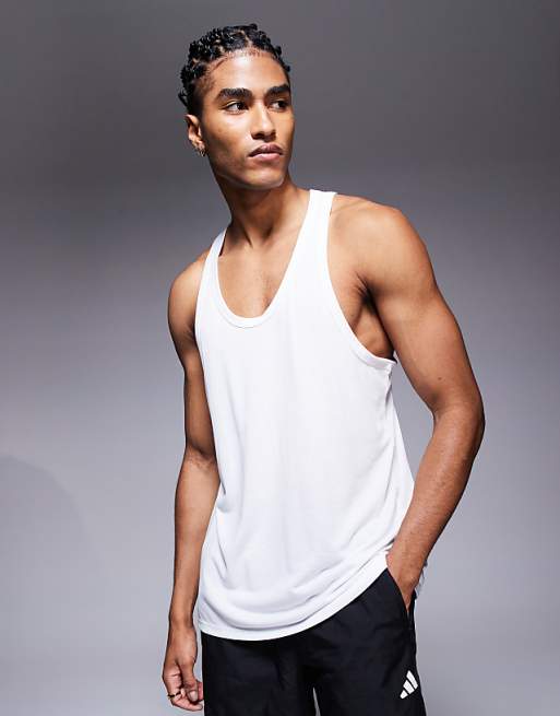 4505 quick dry mesh running vest in white