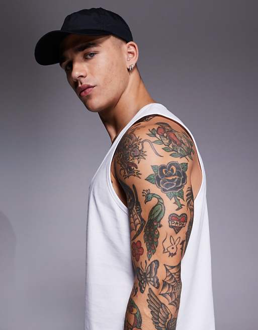 4505 Running Cotton Vest With Quick Dry Finish In White