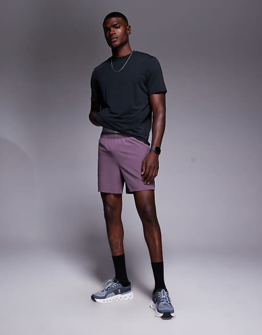 4505 Running Quick Dry Back Print Performance Mesh T-shirt In Black