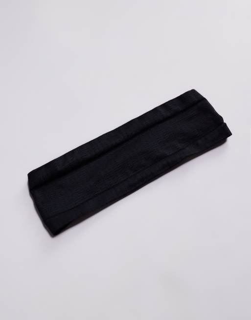4505 Seamless Mesh Running Headband In Black
