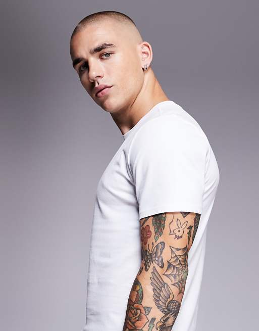 4505 Shrunken Fit Cotton Training Baby Tee With Quick Dry Finish In White