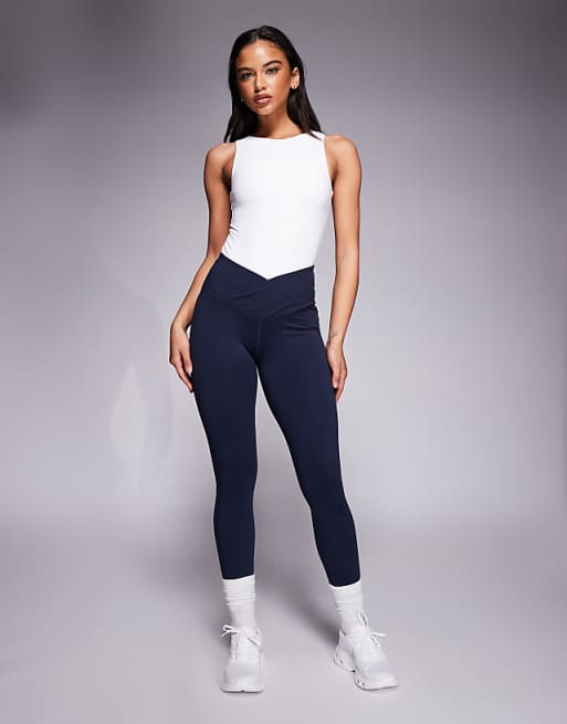 4505 Soft Touch Boat Neck Body With Inner Bra In White