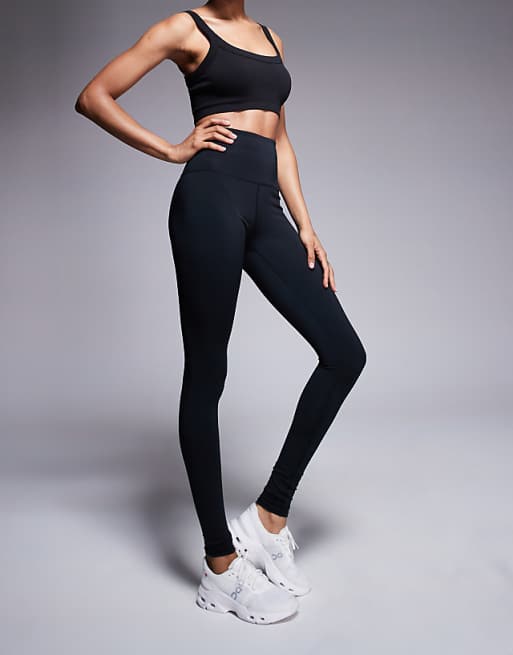 4505 Tall Icon Active Bum Sculpt High Waist Gym Legging With Inner Pocket In Black