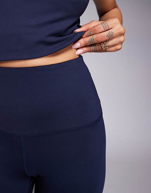 4505 Tall Icon Active Bum Sculpt High Waist Gym Legging With Inner Pocket In Deep Navy