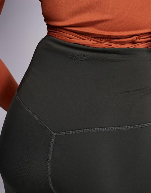4505 Tall Icon Active Bum Sculpt High Waist Gym Legging With Inner Pocket In Khaki
