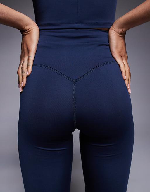 4505 Tall Icon Active Bum Sculpt High Waist Gym Legging With Inner Pocket In Navy Ink