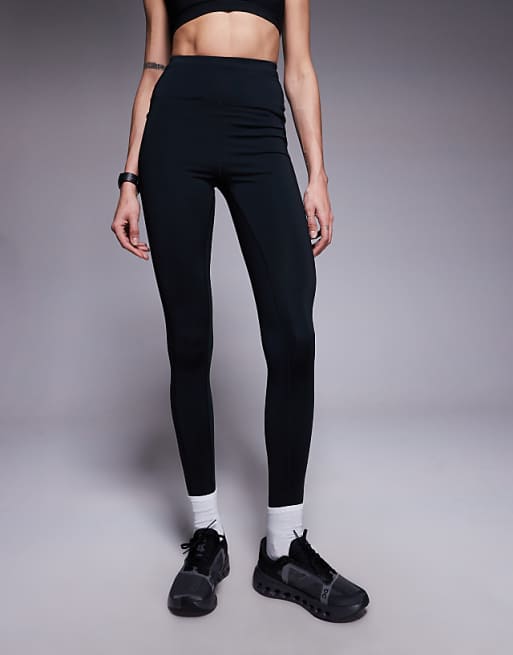 4505 Tall Icon Active Tie Waist Run Legging With Phone Pocket In Black