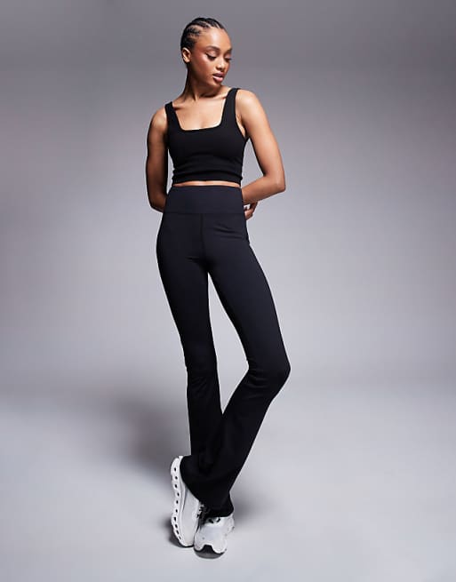 4505 Tall Icon Soft Touch High Waist Slim Kick Yoga Legging In Black