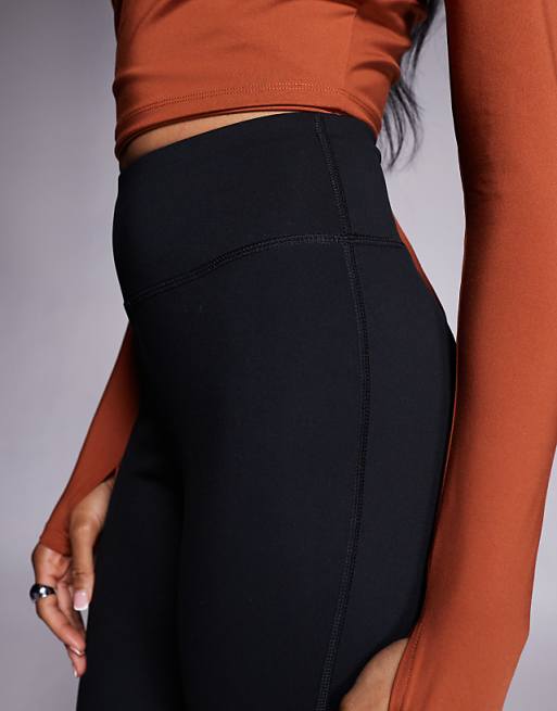 4505 Tall Icon Soft Touch High Waist Slim Kick Yoga Legging In Black