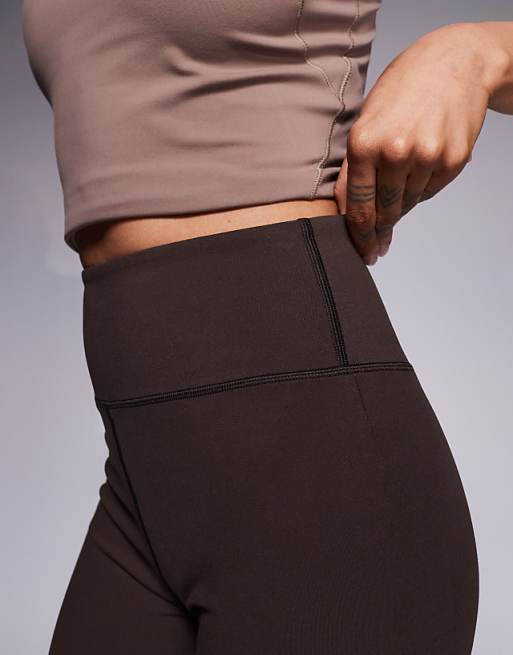 4505 Tall Icon Soft Touch High Waist Wide Leg Dance Pant In Chocolate