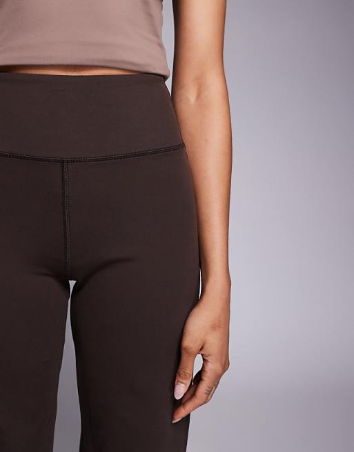 4505 Tall Icon Soft Touch High Waist Wide Leg Dance Pant In Chocolate