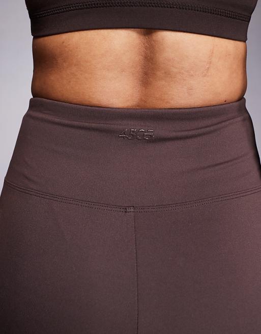 4505 Tall Icon Soft Touch Wrap Waist Wide Leg Dance Pant In Plum Chocolate