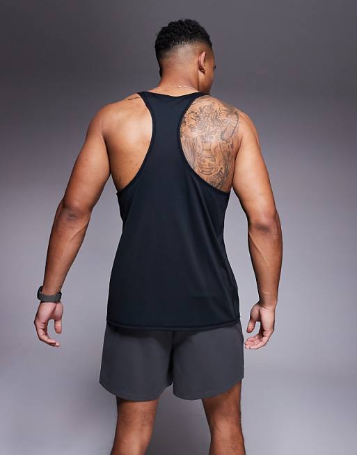 4505 Training Club Mesh Stringer Vest In Black