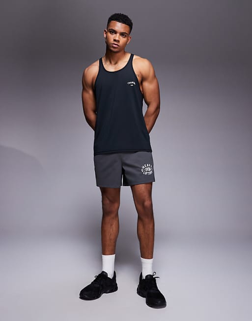 4505 Training Club mesh stringer vest in black