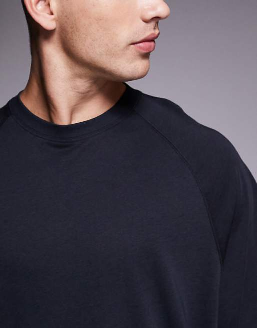 4505 Yoga Lightweight Quick Dry Performance Oversized T-shirt In Black