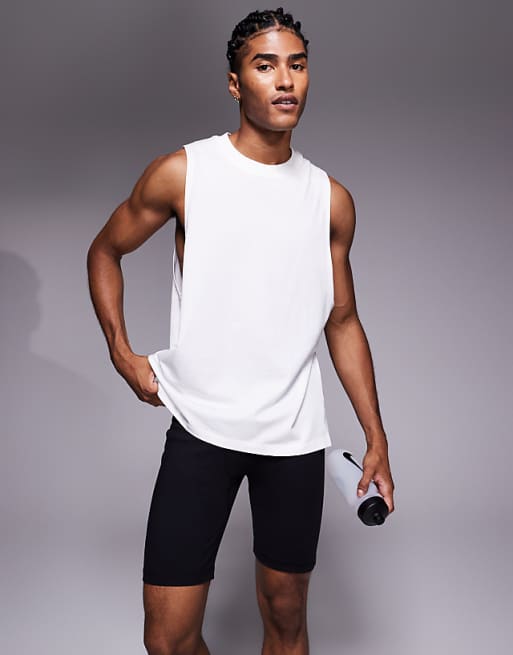 4505 Yoga soft touch training half tight with drawstring waist in black