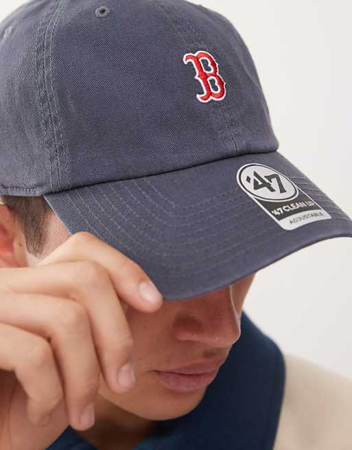 47 Brand Mini Boston Red Sox Clean Up Cap In Navy