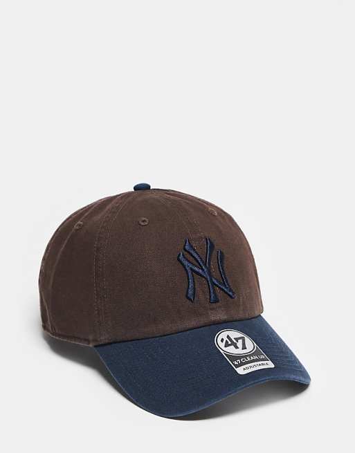 47 Brand NY Yankees clean up cap in brown