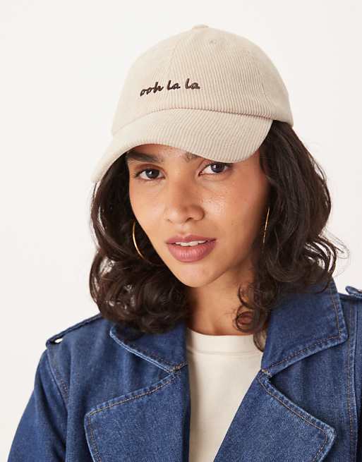 Accessorize ooh la la cord cap in cream
