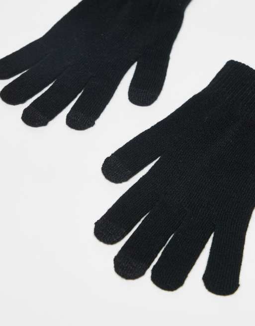 Accessorize Super Stretch Touch Gloves In Black