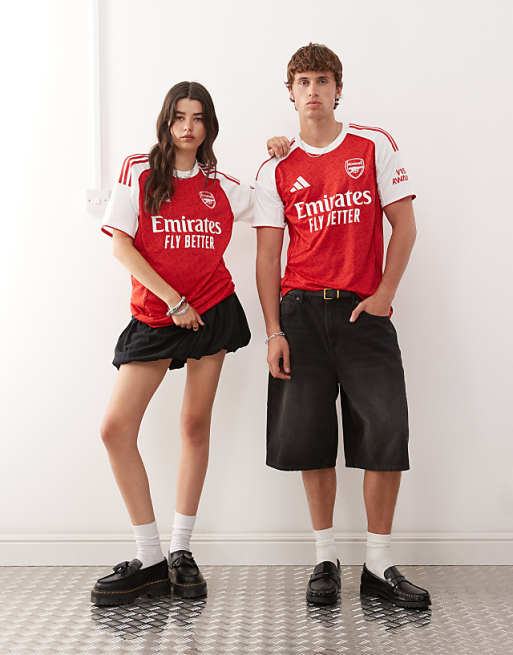 Adidas Football Arsenal Home Shirt 25/26 In Red And White