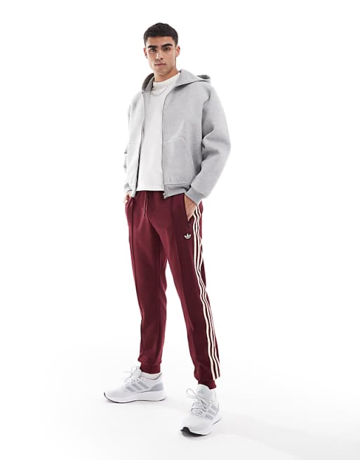 Adidas Football Bayern Munich Trackpants In Burgundy