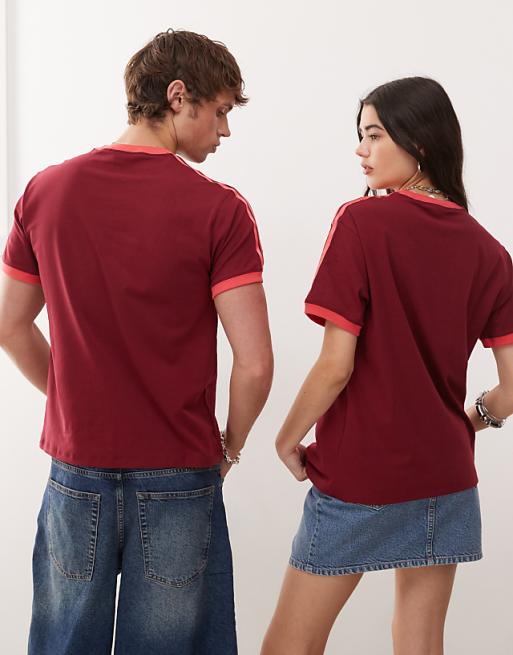 Adidas Football Germany T-shirt In Burgundy