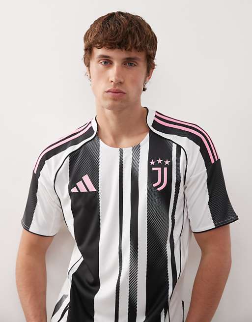 Adidas Football Juventus 25/26 Home Jersey In Black And White