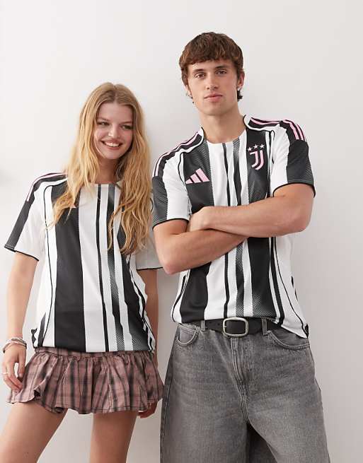 adidas Football Juventus 25/26 home jersey in black and white
