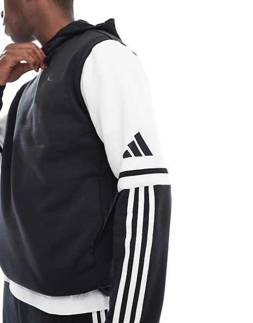 Adidas Football Squadra 25 Sweat Hoodie In Black / White