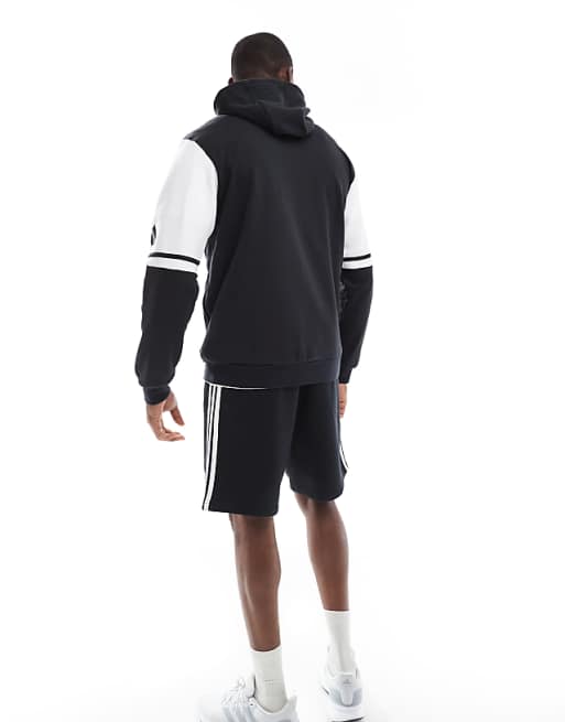 Adidas Football Squadra 25 Sweat Hoodie In Black / White
