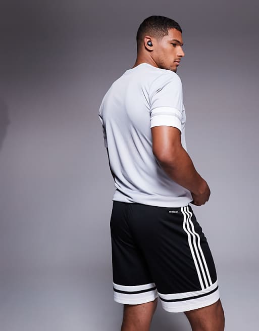Adidas Football Squadra25 Shorts In Black And White