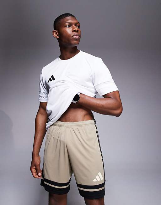 adidas Football Squadra25 shorts in stone and black