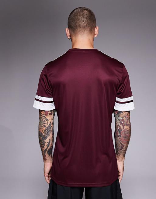 Adidas Football Squadra25 T-shirt In Burgundy