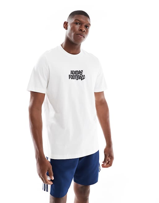 Adidas Football Tango History Graphic Tee In White