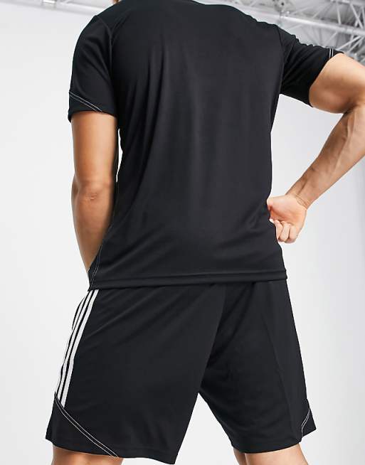 Adidas Football Tiro 23 Shorts In Black And White