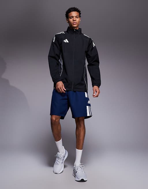 Adidas Football Tiro 25 Lightweight Jacket With Hood In Black