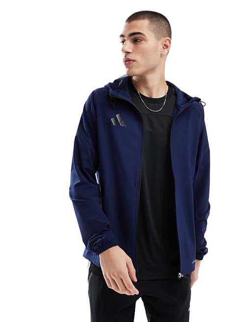adidas Football Tiro25 jacket in navy