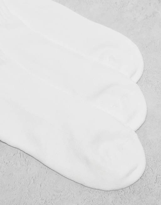 Adidas Originals 3 Pack Ankle Socks In White