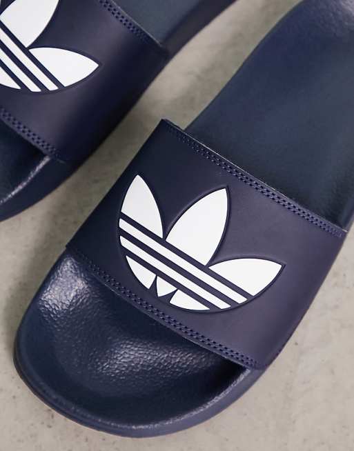 Adidas Originals Adilette Lite Sliders In Navy