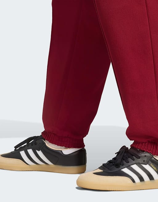 Adidas Originals Arsenal Terrace Icons Drill Pants In Team Coll Burgundy 2
