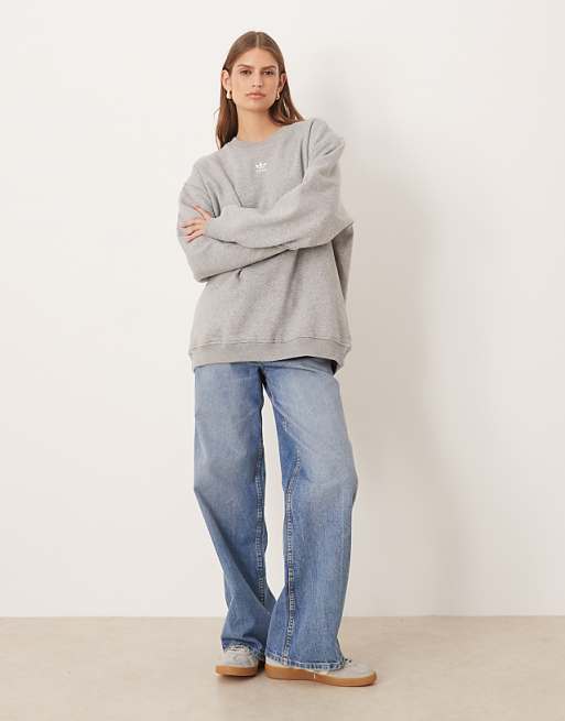 Adidas Originals Essentials Sweatshirt In Grey