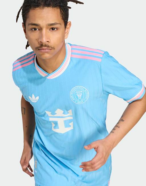 Adidas Performance Inter Miami Cf 25/26 Third Authentic Jersey In Semi Blue Burst