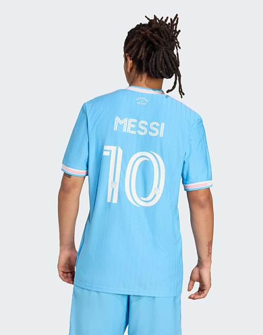 Adidas Performance Inter Miami Cf 25/26 Third Authentic Messi Jersey In Semi Blue Burst
