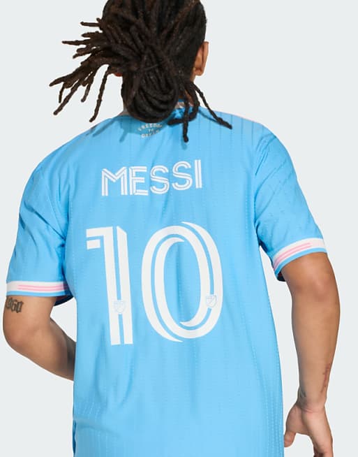 Adidas Performance Inter Miami Cf 25/26 Third Authentic Messi Jersey In Semi Blue Burst