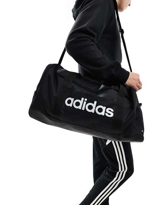 adidas Performance linear duffel medium in black