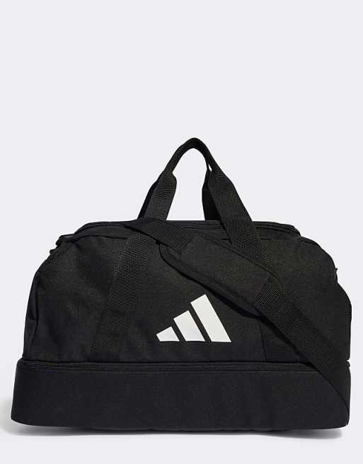 adidas performance Tiro league duffel bag small in black / white