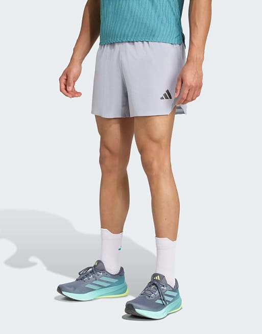 adidas Running Adi365 climacool+ shorts in halo silver