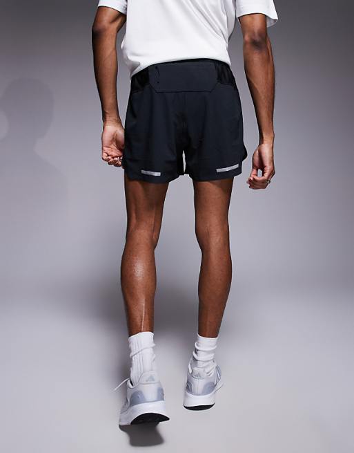 Adidas Running Adi365 Shorts In Black