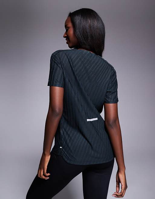 Adidas Running Adi365 T-shirt In Black Print